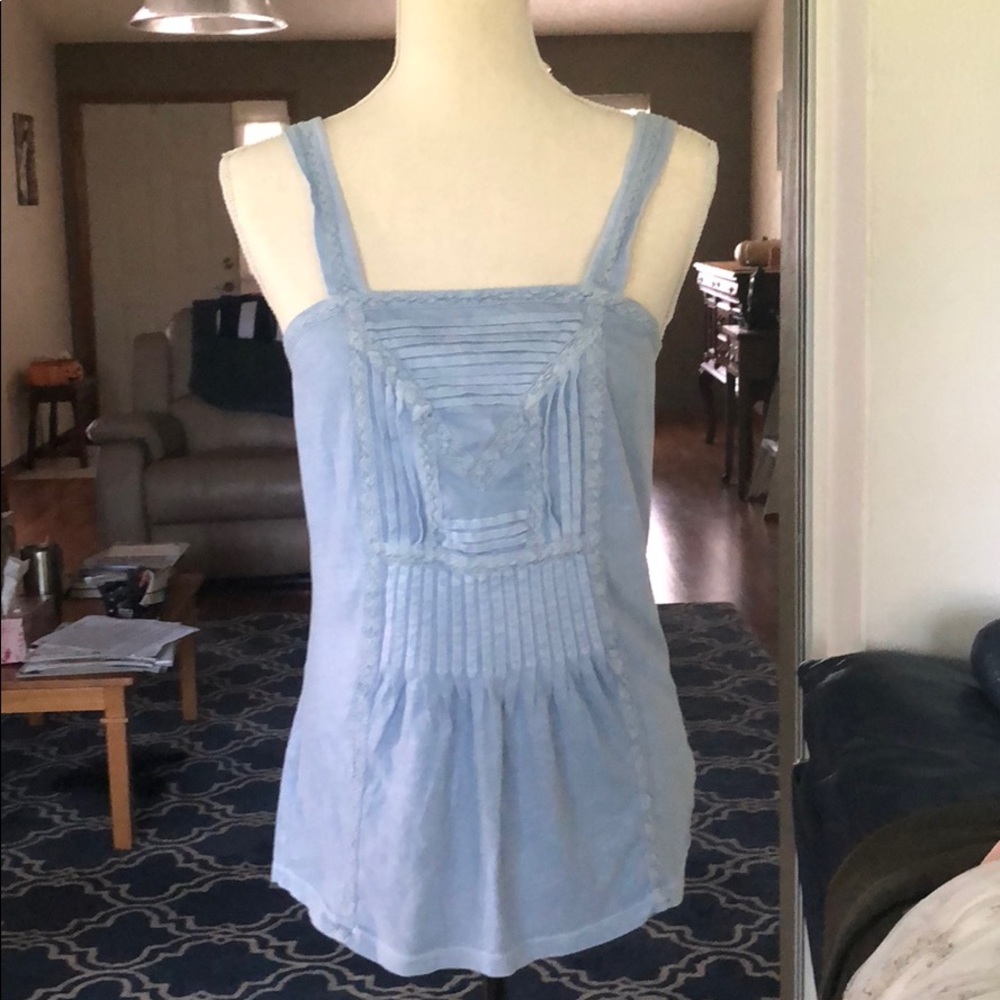 Cute Odille tank with embroidery detail